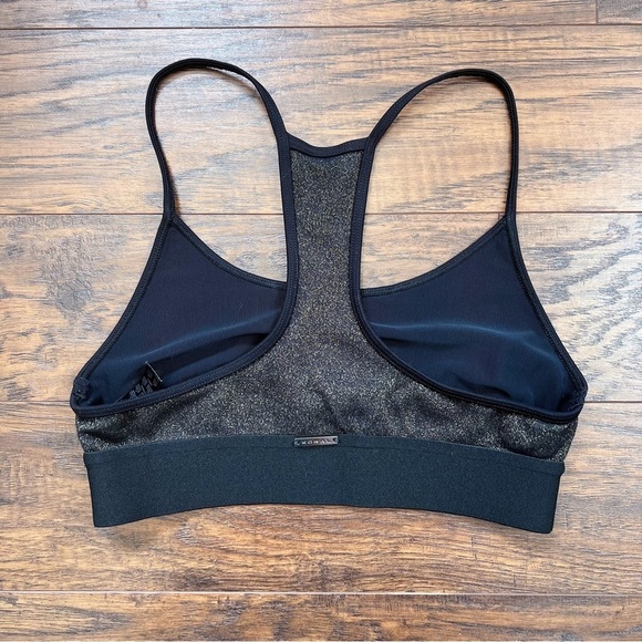 KORAL • Trifecta Versatility Bra sports Black Gleam metallic gold - Picture 7 of 10